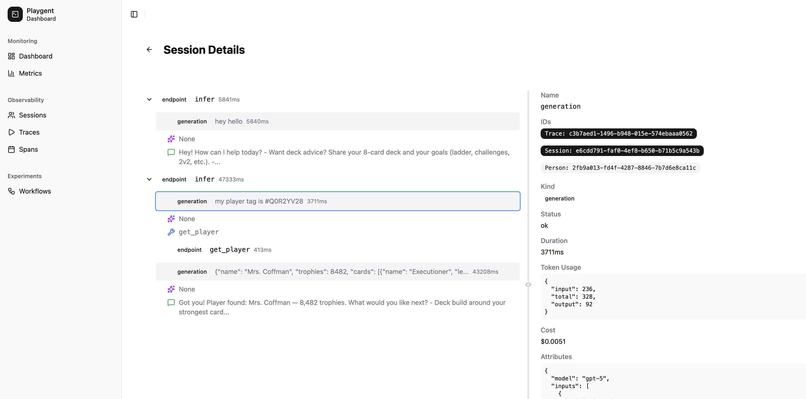Observability Dashboard